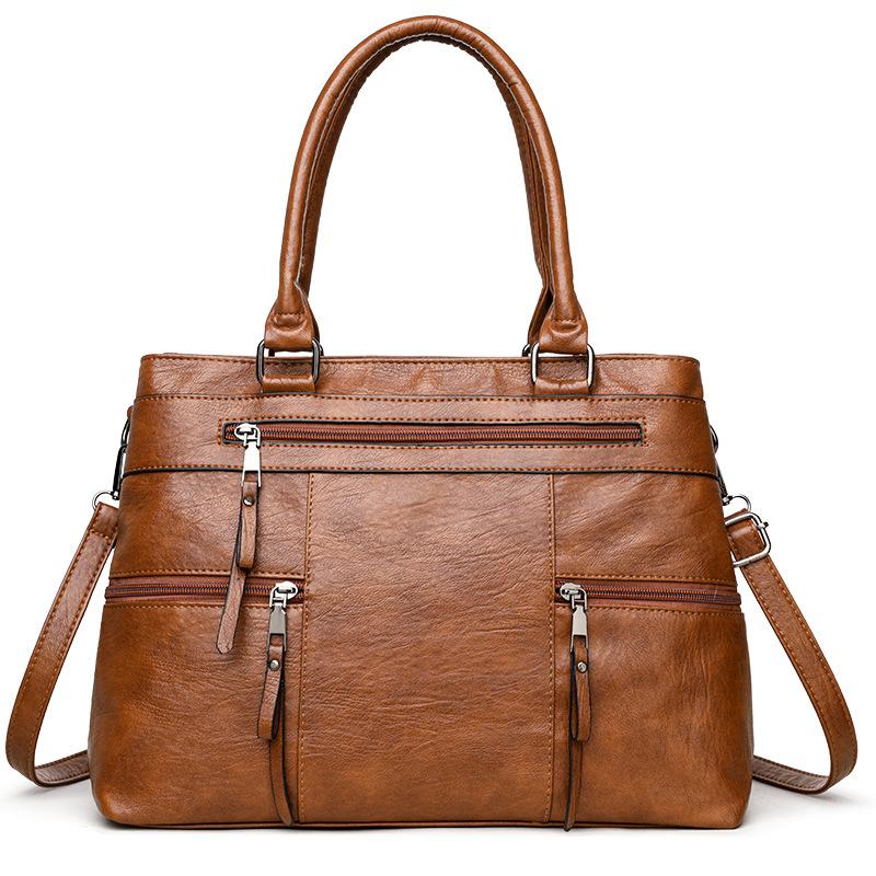 Bolso tote de piel Eleanor