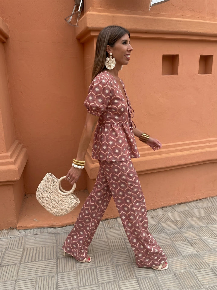 Leonor | Conjunto Casual Elegante de Dos Piezas