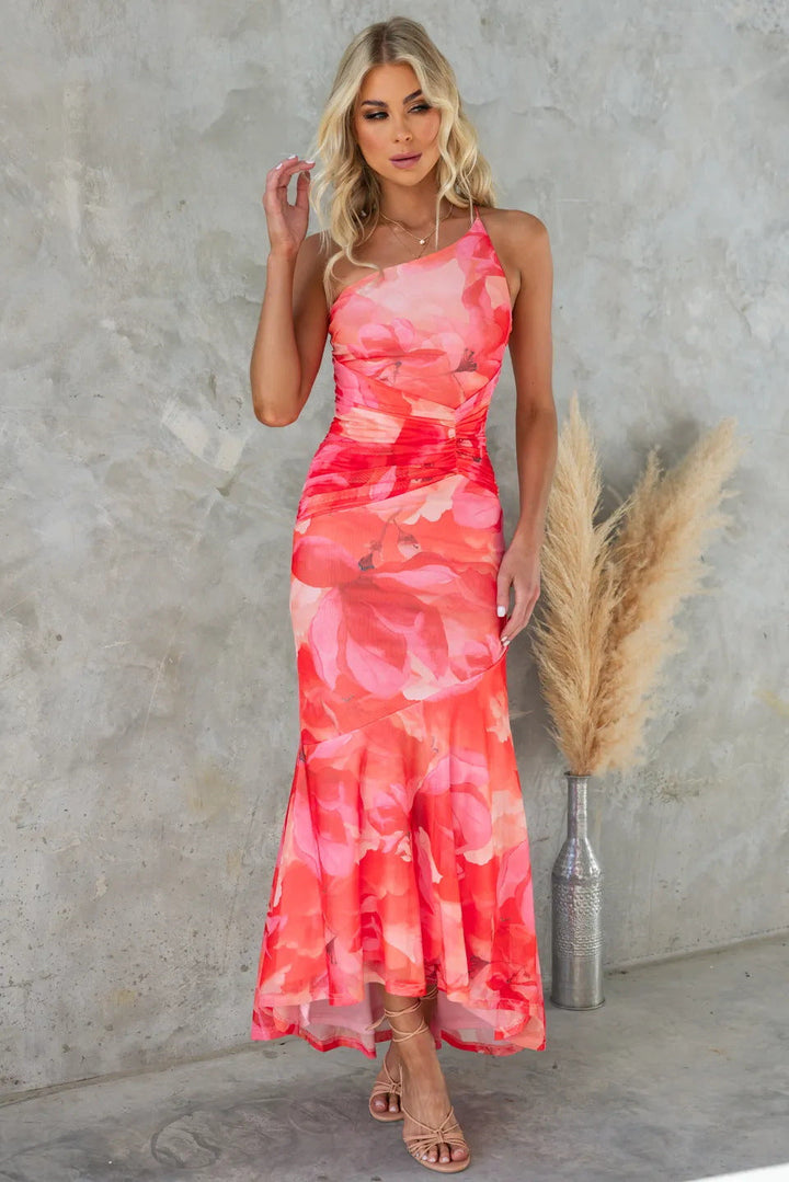 Xanthe - Vestido Maxi de Verano con Pliegues