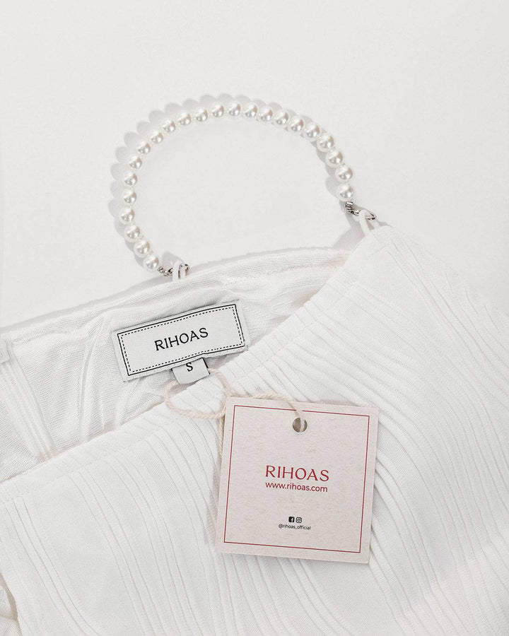 Vestido Camisero con Textura de Ondas de Agua