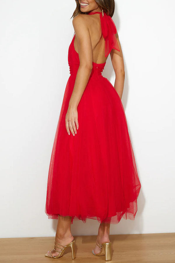 Phoebe - Vestido Midi con Falda Larga y Elegante