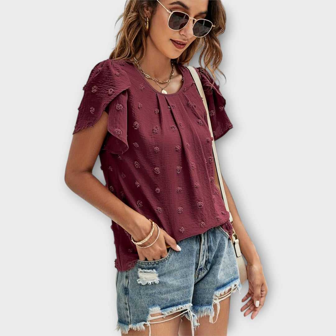 Charlotte - Blusa perfecta con lunares