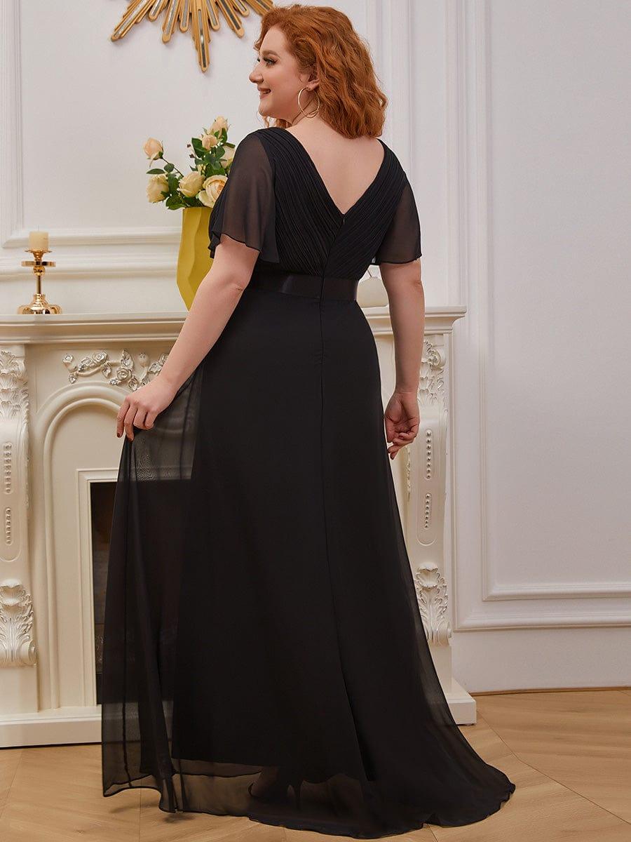 Vestido Maxi de Dama de Honor con Cintura Imperio
