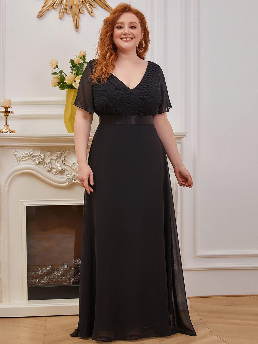 Vestido Maxi de Dama de Honor con Cintura Imperio