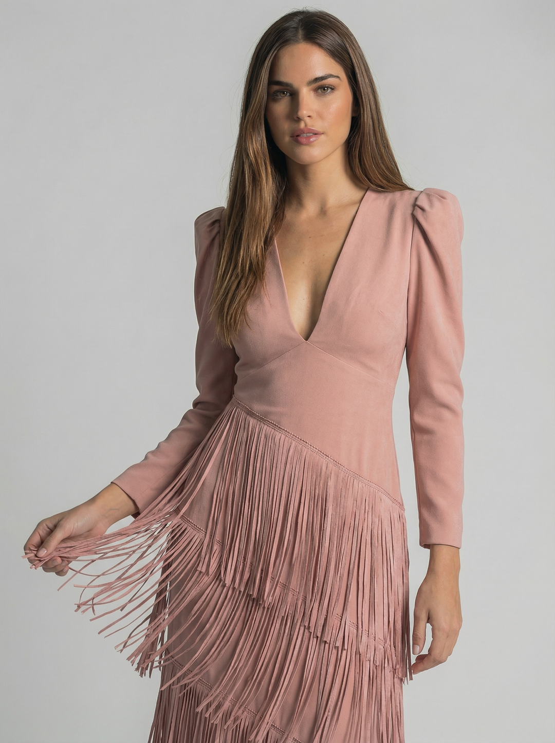 Salvia | Vestido con Borlas