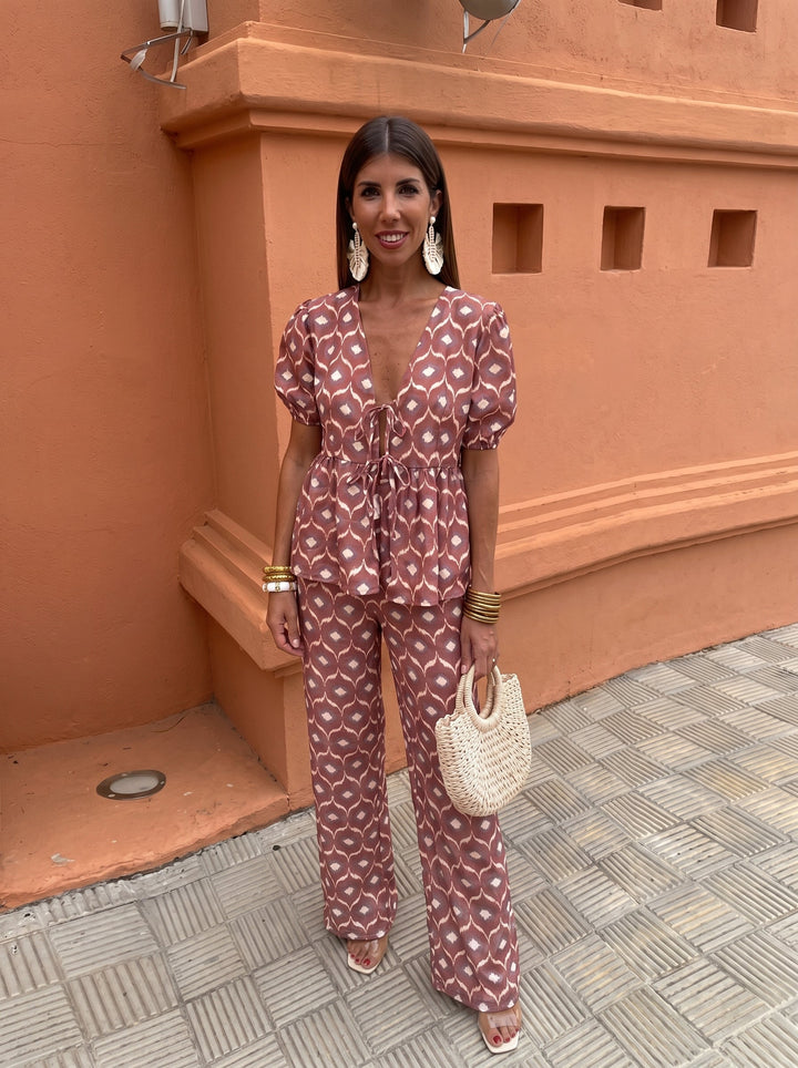 Leonor | Conjunto Casual Elegante de Dos Piezas
