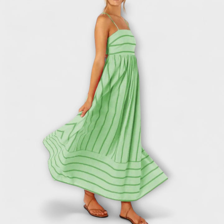 Svea - Vestido maxi en Bare Bloom