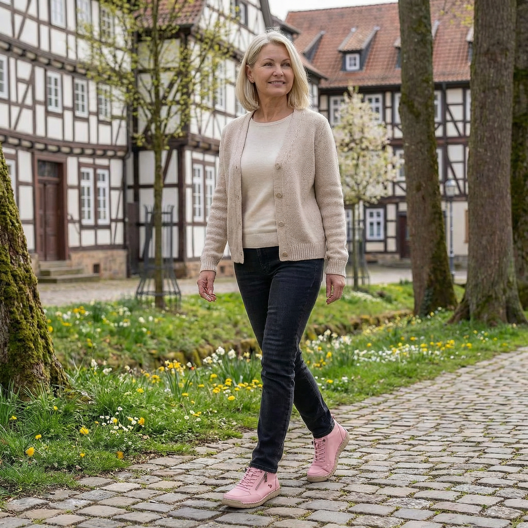 Mila™ | Zapatillas ortopédicas cómodas con cremallera