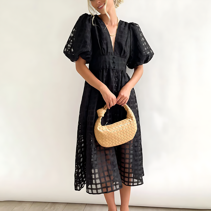 Julia - Elegante Vestido Midi de Verano