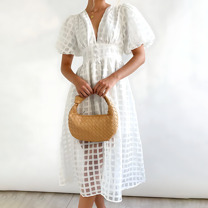 Julia - Elegante Vestido Midi de Verano