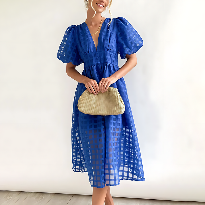 Julia - Elegante Vestido Midi de Verano