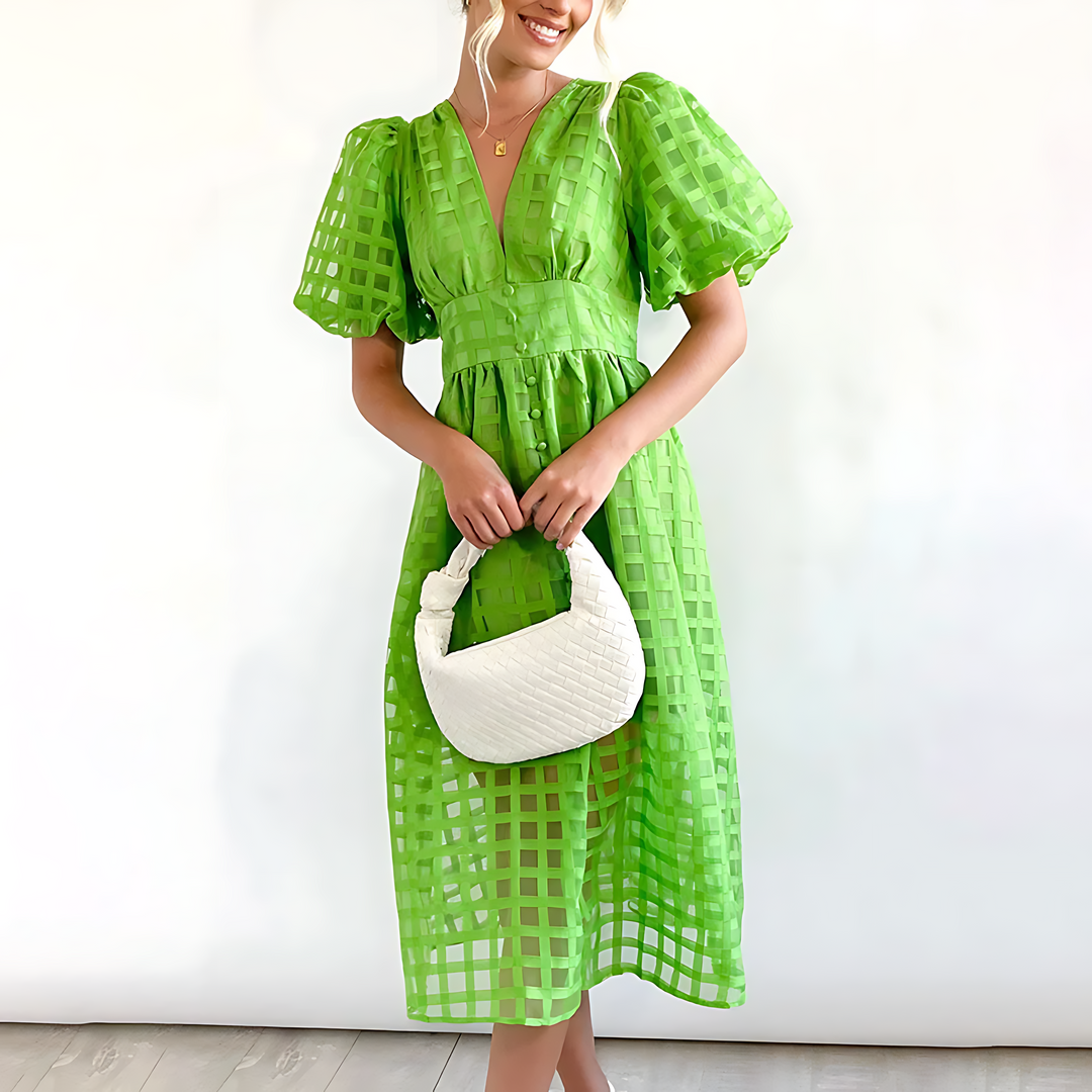Julia - Elegante Vestido Midi de Verano