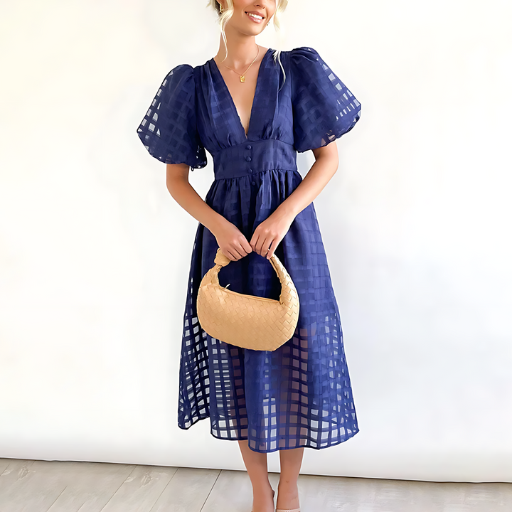 Julia - Elegante Vestido Midi de Verano