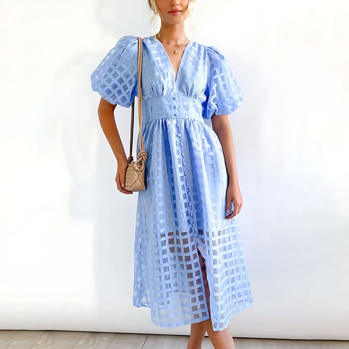 Julia - Elegante Vestido Midi de Verano