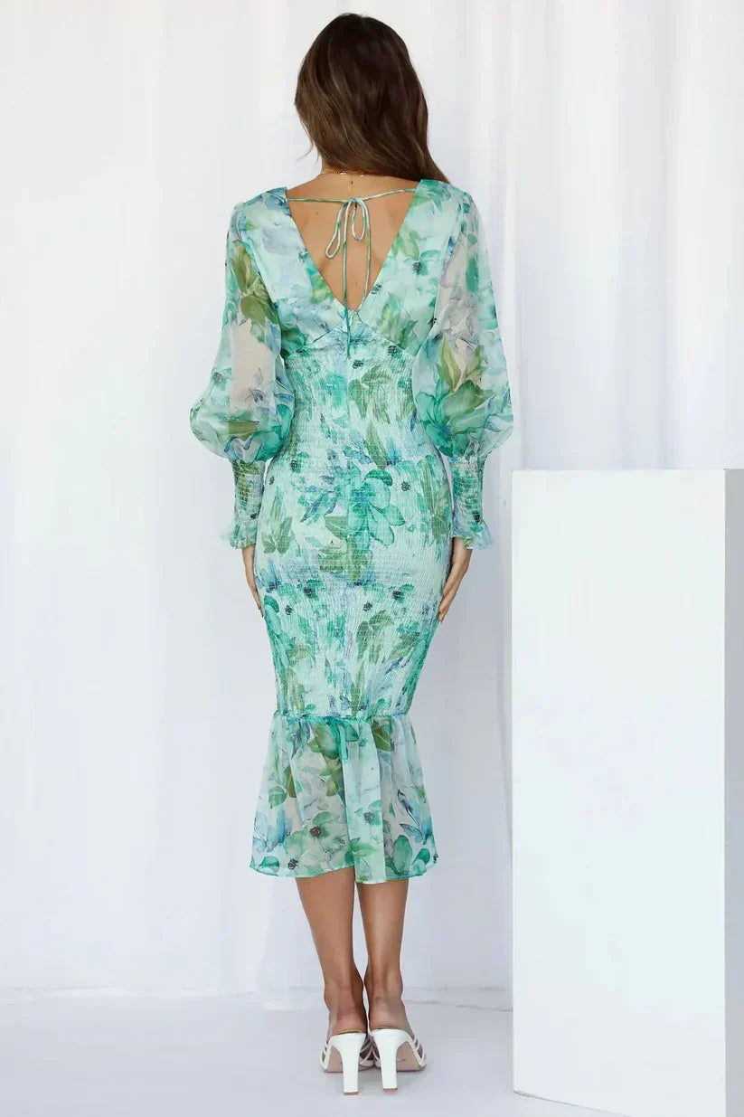 Miley - Vestido midi floral
