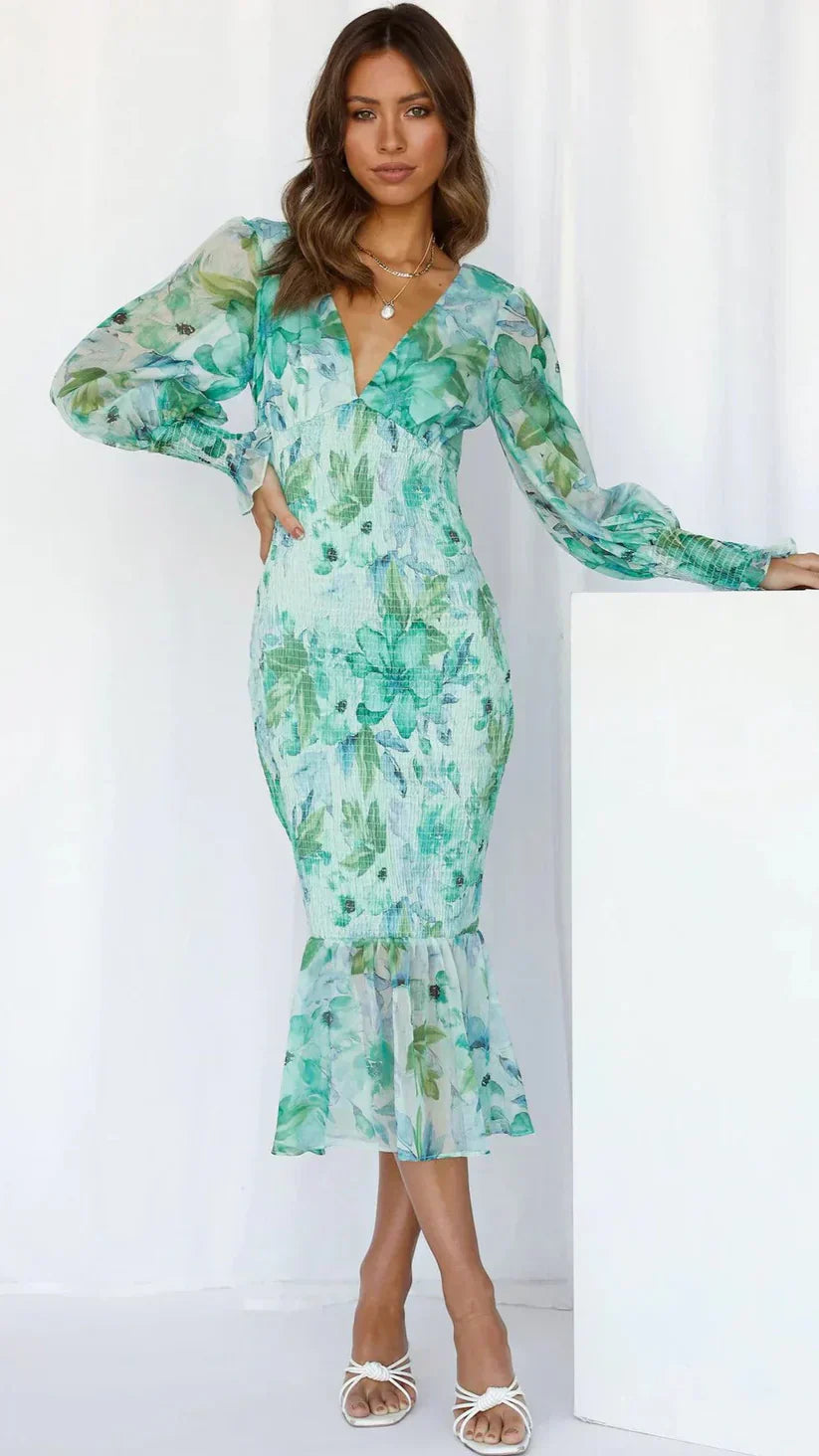 Miley - Vestido midi floral