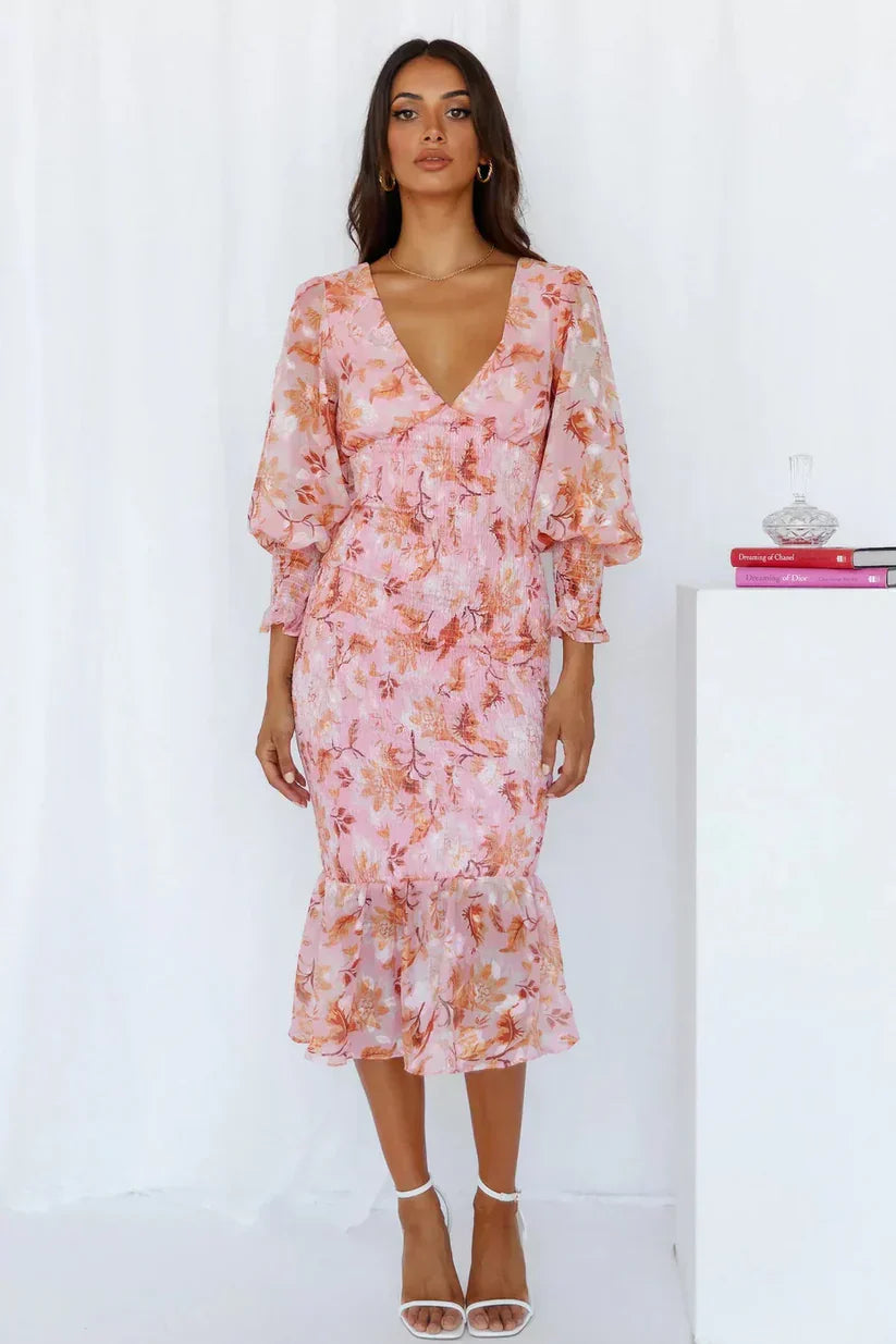 Miley - Vestido midi floral