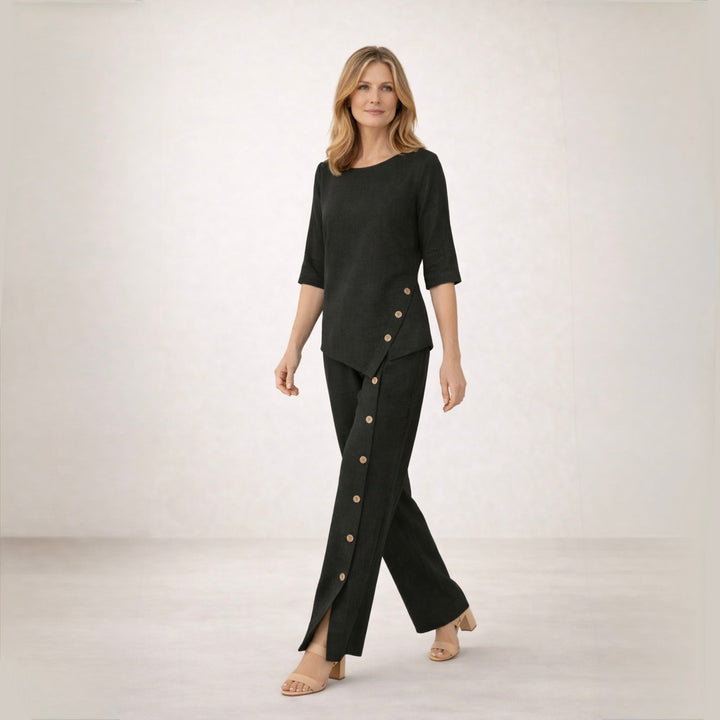 Grażyna™ | Conjunto de Lino Elegante