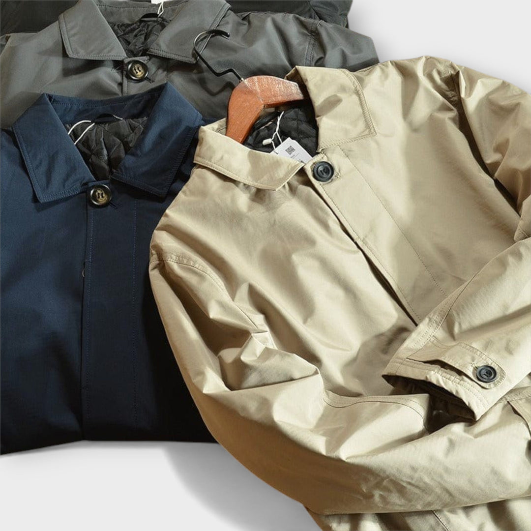 ABRIGO IMPERMEABLE JAMES | CALIDEZ CONFIABLE PARA DÍAS INDEFINIDOS