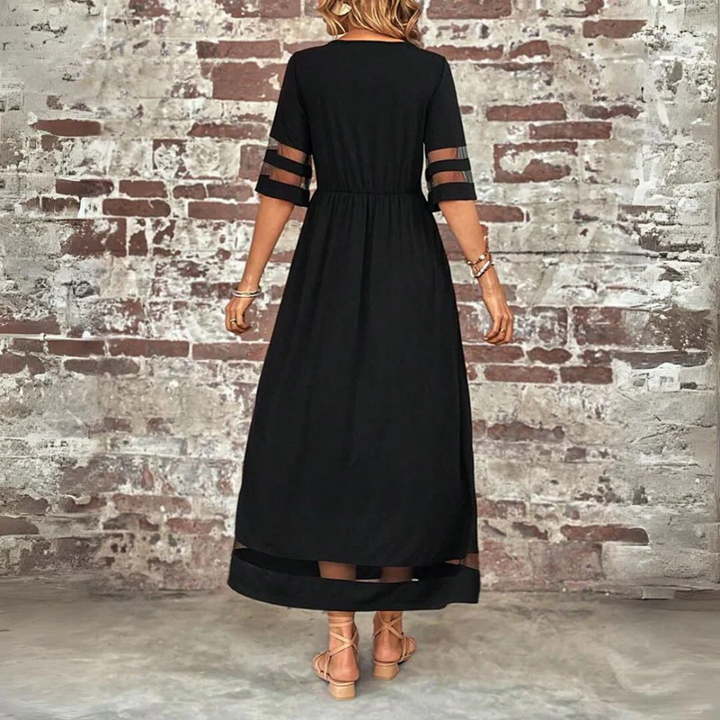 Cerelia | Vestido midi que realza la figura y estiliza el abdomen