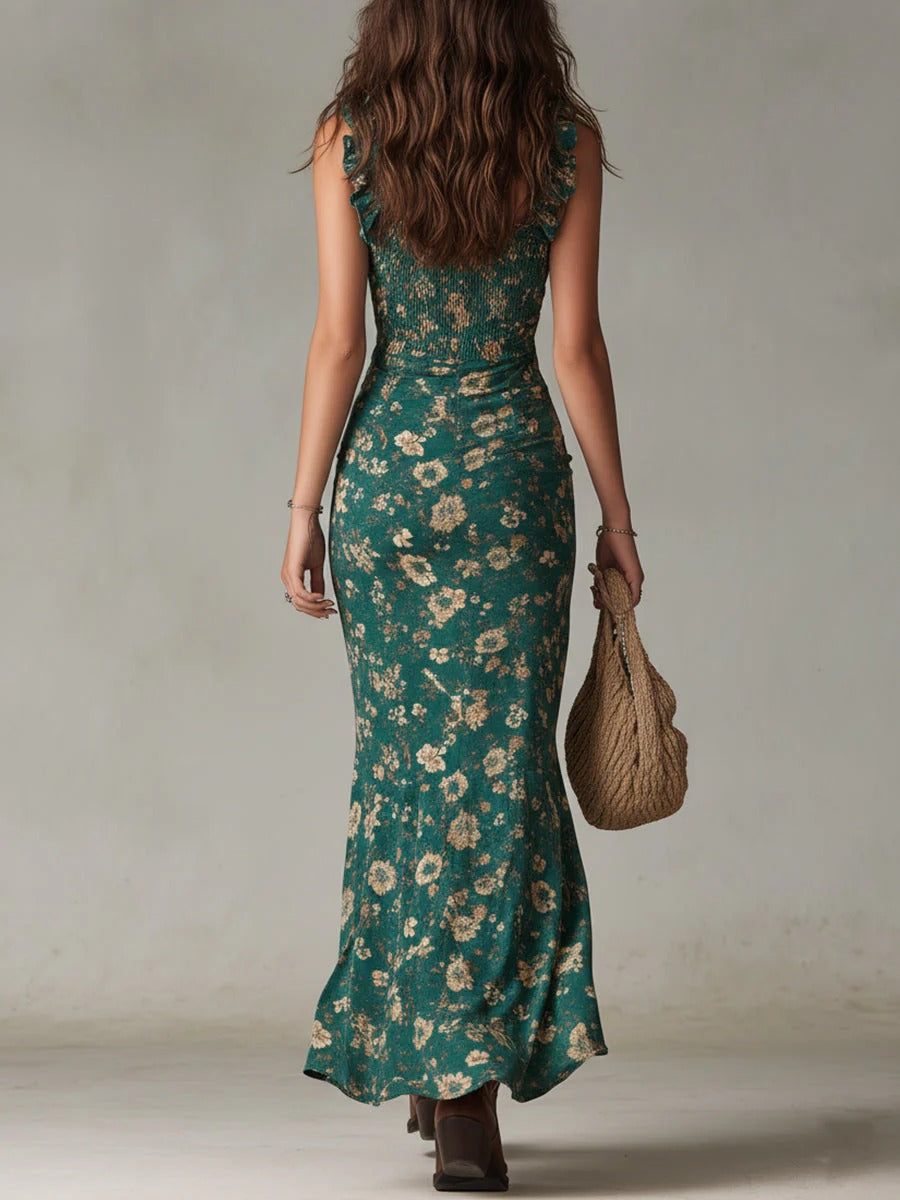 Mika | Vestido maxi retro bohemio