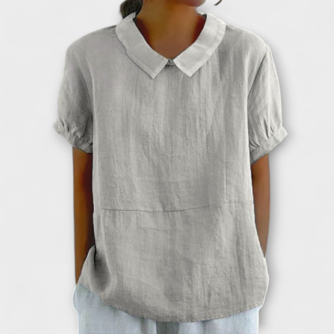 Lia - Blusa de manga corta