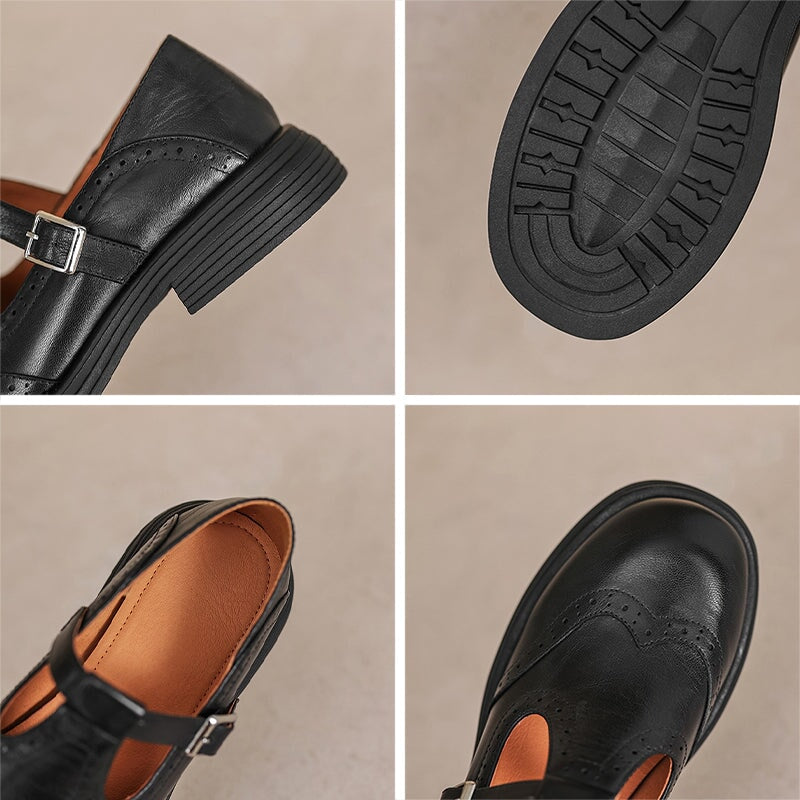 Zapatos Mary Jane de Cuero GraceStep