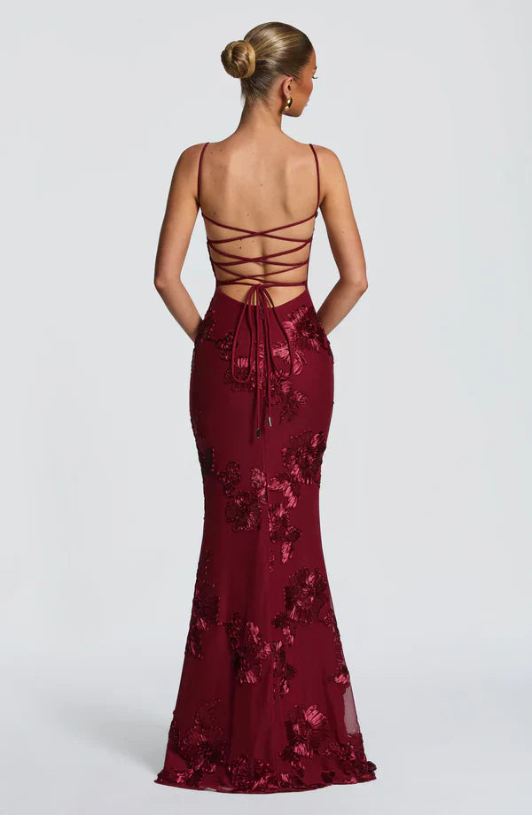 Aveline - Vestido corsé floral