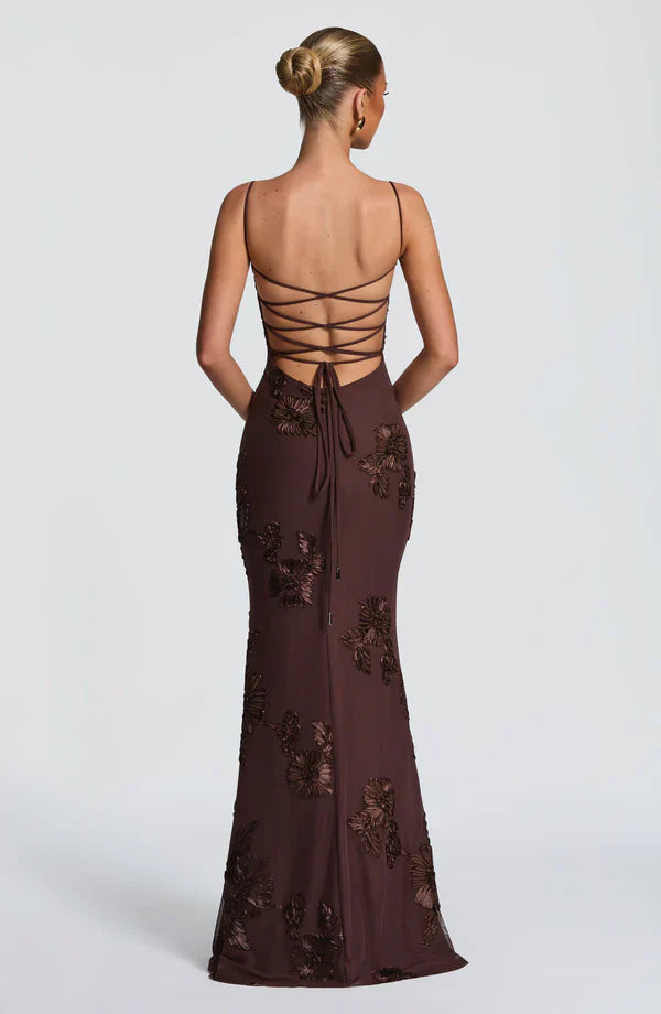 Aveline - Vestido corsé floral
