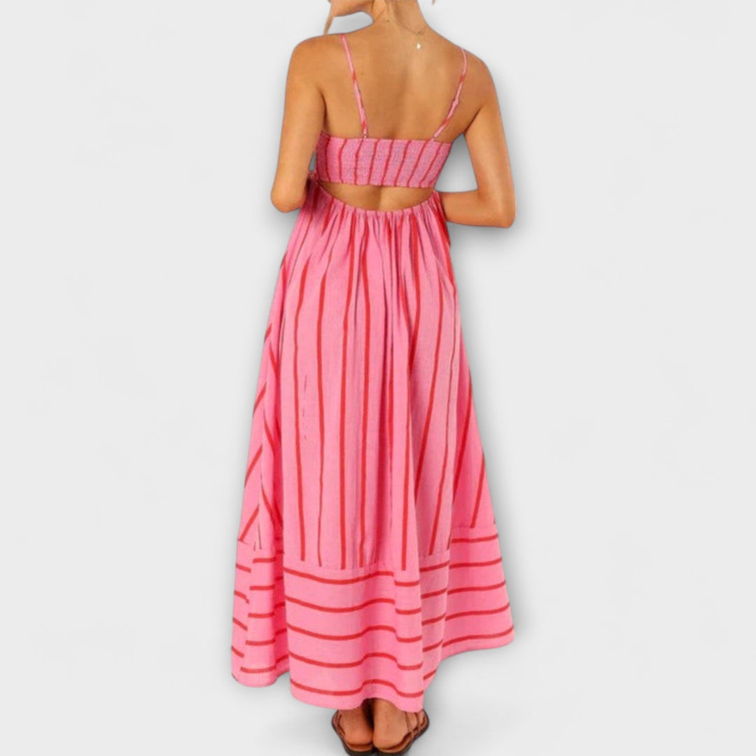 Svea - Vestido maxi en Bare Bloom