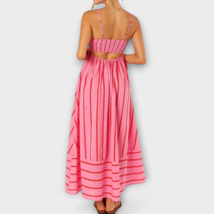 Svea - Vestido maxi en Bare Bloom