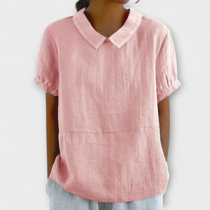 Lia - Blusa de manga corta