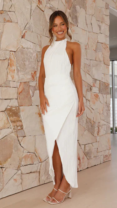 Shyann - Vestido plisado midi