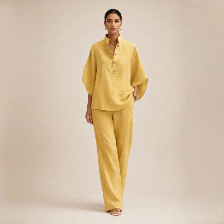 Maria™ | Conjunto de lino holgado
