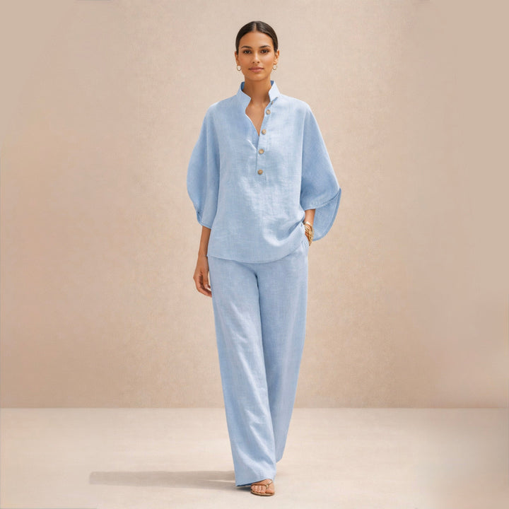 Maria™ | Conjunto de lino holgado