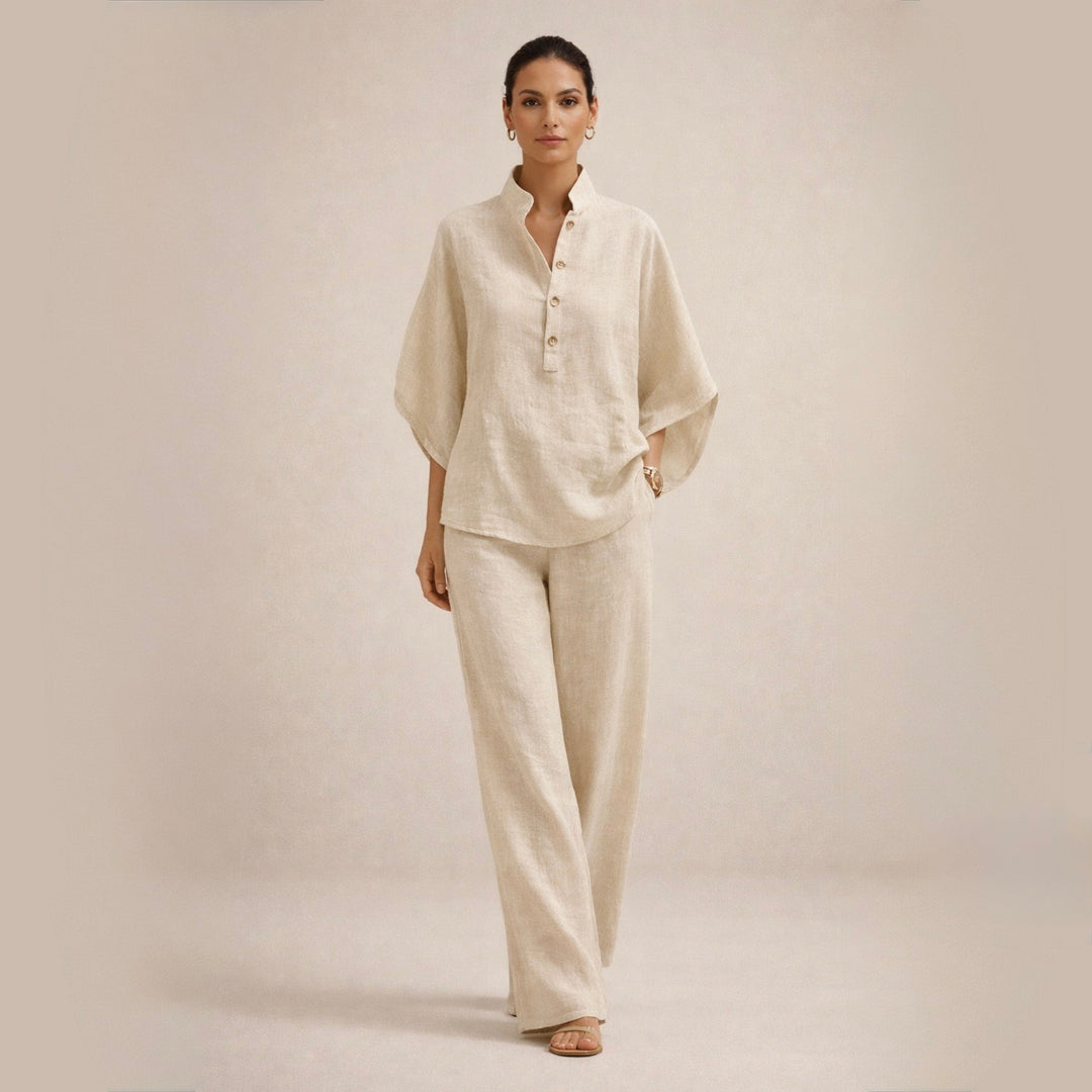 Maria™ | Conjunto de lino holgado