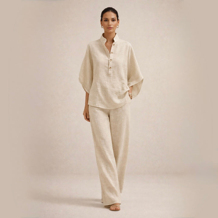 Maria™ | Conjunto de lino holgado