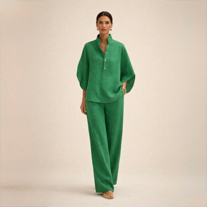 Maria™ | Conjunto de lino holgado