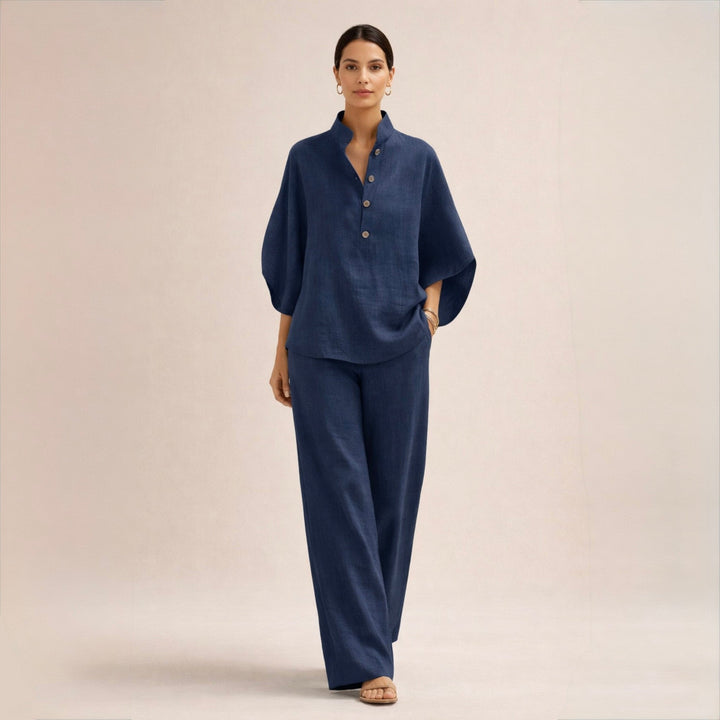 Maria™ | Conjunto de lino holgado