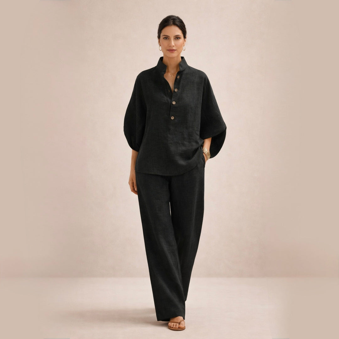 Maria™ | Conjunto de lino holgado