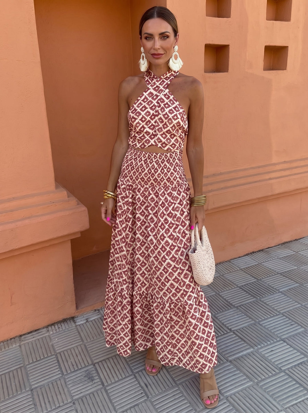 Elsa | Conjunto elegante con diseño de hombros descubiertos