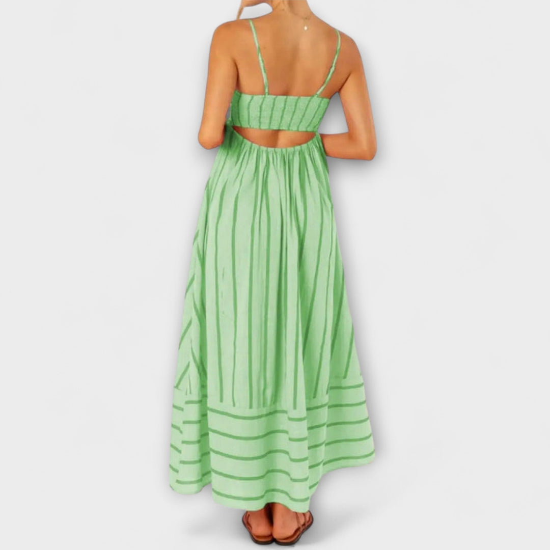 Svea - Vestido maxi en Bare Bloom