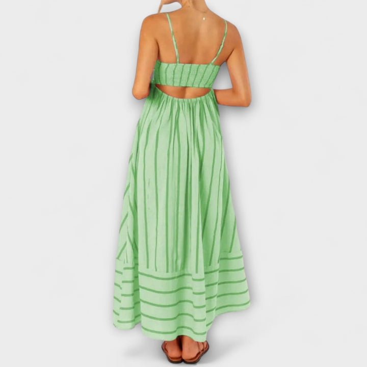 Svea - Vestido maxi en Bare Bloom