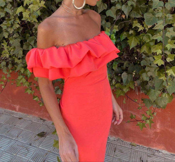Adaya - Sin Mangas Midi Vestido