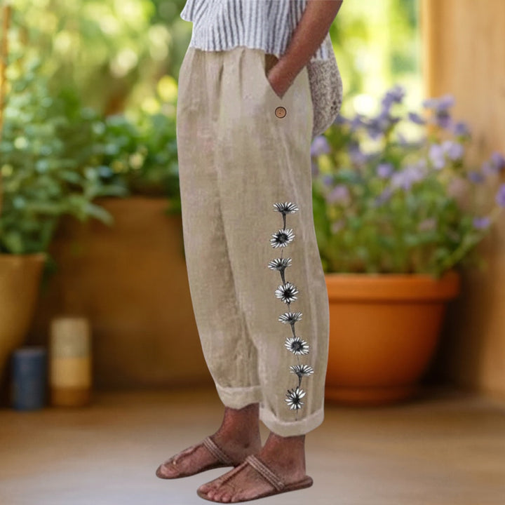 Flora™ | Pantalones holgados con estampado floral