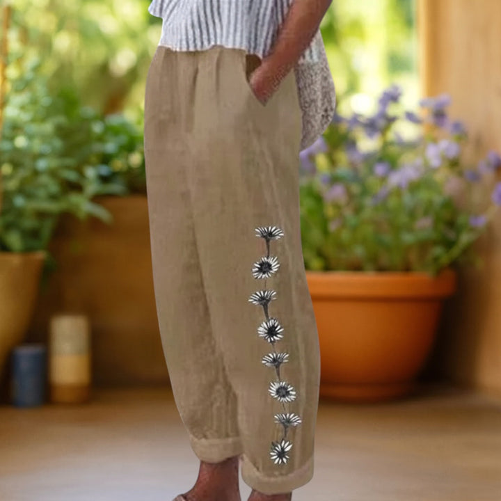 Flora™ | Pantalones holgados con estampado floral