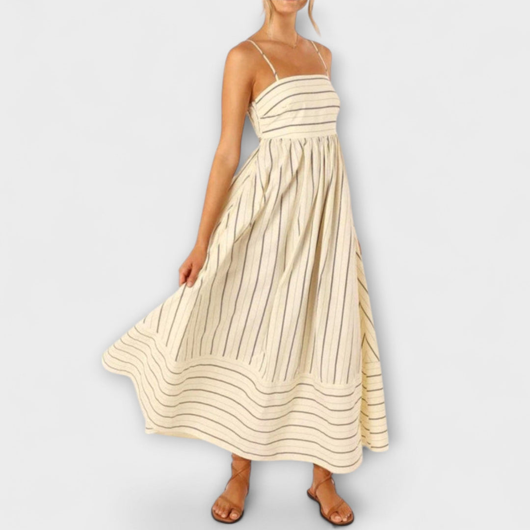 Svea - Vestido maxi en Bare Bloom