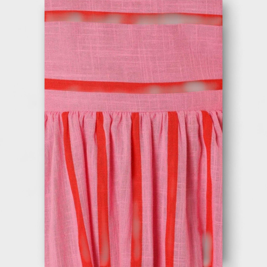 Svea - Vestido maxi en Bare Bloom